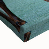 Large art depicting Alberta, Canada landscape on stretched canvas in black and white, suitable for bedroom wall decor.