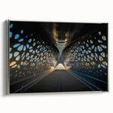 Framed canvas landscape art painting depicting a vintage European scene in muted colors, ideal for living room decor.