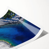 Extra large wall art featuring line art flowers in muted earth tones on rolled canvas, suitable for large living room decor.