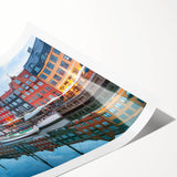 Extra large wall art featuring line art flowers in muted earth tones on a rolled canvas, ideal for large living room decor.