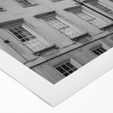 Art deco poster of Bath, England with muted earth tones on rolled canvas, suitable for dining room or bathroom.