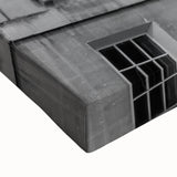 Black and white landscape art painting of Bath, England on stretched canvas, suitable for bedroom wall decor.