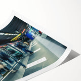 Extra large wall art featuring line art flowers in neutral tones on a rolled print, suitable for large living room decor.