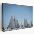 Large canvas print of a South France scenery in soft pastel colors, suitable for kitchen wall art.
