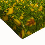 Large art of a black and white Bavarian landscape on stretched canvas, ideal for bedroom wall decor.