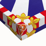 Large art featuring a black and white landscape painting of Sicily, ideal for bedroom wall decor.