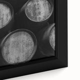 Extra large black canvas featuring textured, colorful Porto scenery, ideal for living room ambiance.