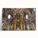 Black and white photograph of Valencia, printed on large stretched canvas, ideal for kitchen wall art or bedroom ambiance.