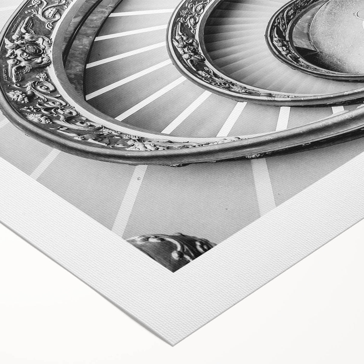 Art deco poster of the Vatican scenery, featuring muted earth tones on a rolled canvas, suitable for dining room decor.