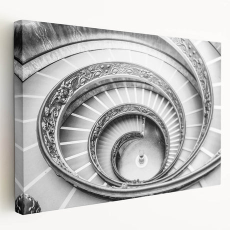 Vatican scenery on large stretched canvas in realistic style, featuring earthy tones, ideal for kitchen wall art.