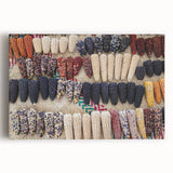 Black and white stretched canvas of Oaxaca scenery, ideal for kitchen wall art.