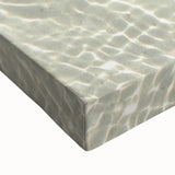 Large art featuring a black and white landscape painting of Quintana Roo on stretched canvas, ideal for bedroom decor.