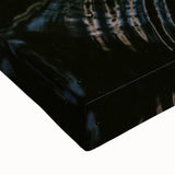 Black and white landscape art painting of Yucatan on stretched canvas, ideal for bedroom wall decor.