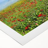 Art deco poster of a Middle Eastern cityscape in muted earth tones on rolled canvas, suitable for dining room wall art.