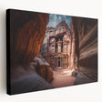 Large canvas print of a Jordanian landscape in muted earth tones, suitable for kitchen wall art.