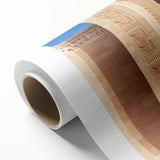 Art Deco-style poster of Middle Eastern scenery in Oman on rolled canvas, suitable for nursery wall art or dining room decor.