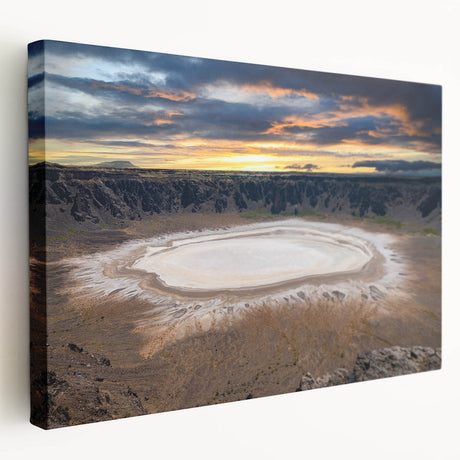 Stretched canvas depicting a Middle-Eastern cityscape in earthy hues, suitable for kitchen wall art.