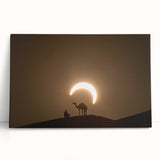 Black and white stretched canvas of Abu Dhabi skyline, ideal for kitchen wall art or bedroom ambiance.