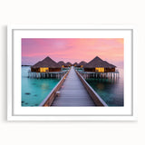 Textured art of an abstract ocean scene in blue and white hues on a framed white canvas, ideal for bedroom decor.