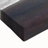 Large art of a black and white Bolivian landscape on stretched canvas, ideal for bedroom wall decor.