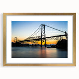 Extra large abstract art print of a textured Brazilian landscape in gold frame, ideal for living room decor.