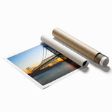 Extra large rolled print of a Brazilian landscape with vibrant floral elements.