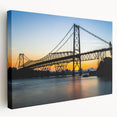 Large stretched canvas featuring a vibrant scene of Brazil's landscape, ideal for kitchen wall art.