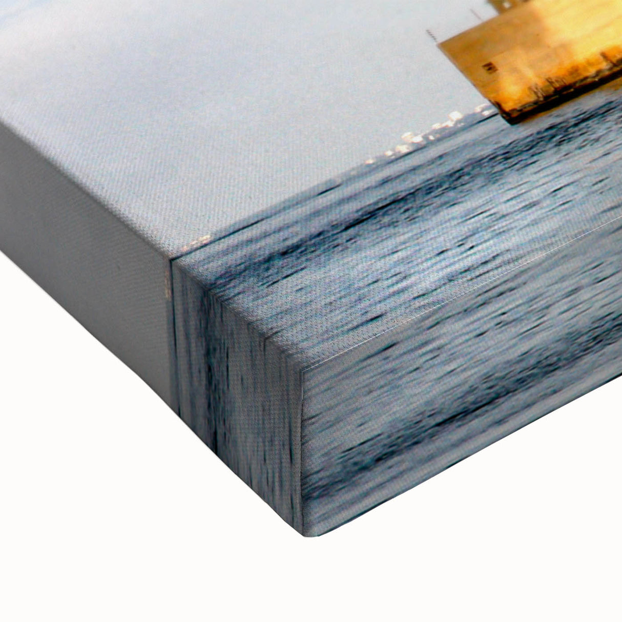 Black and white stretched canvas featuring a close-up of Venezuelan scenery, ideal for kitchen wall art.