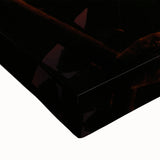 Black and white landscape art painting of an Alabama scenery on stretched canvas, ideal for bedroom wall art.