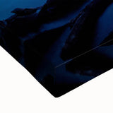 Black and white landscape art painting of Arkansas scenery on large stretched canvas, suitable for bedroom wall decor.