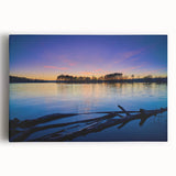 Black and white photograph of Arkansas scenery on large stretched canvas, suitable for kitchen wall art.