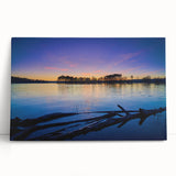 Black and white stretched canvas of Arkansas scenery, ideal for kitchen wall art or bedroom ambiance.