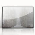 Large abstract wall art depicting colorful Aspen, Colorado scenery in mid-century modernist style on framed acrylic.