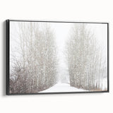 Black and white wall art featuring a vintage-style landscape of Aspen, Colorado on framed canvas, ideal for bedroom decor.