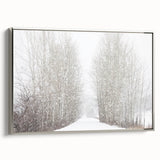 Landscape art painting of Aspen, Colorado in colorful tones on a framed canvas, ideal for living room decor.