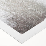 Art deco poster of Aspen, Colorado scenery on rolled canvas, featuring muted earth tones, ideal for dining room wall art.