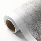 Art deco poster of Aspen scenery in muted earth tones on rolled canvas, ideal for nursery wall art.