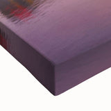 Black and white landscape art painting of Connecticut scenery on stretched canvas, ideal for bedroom wall art.