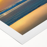 Art deco poster of Daytona scenery in pastel shades on rolled canvas, suitable for dining room decor.