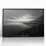 Large abstract wall art depicting Delaware scenery in muted earth tones on a framed acrylic print.