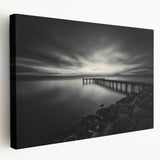 Delaware landscape on large stretched canvas with green and blue tones, suitable for kitchen wall art.