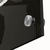 Large abstract wall art depicting Kauai's lush landscapes, in vibrant green and blue tones on acrylic glass.