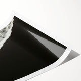 Extra large wall art featuring line art flowers in muted earth tones on rolled canvas, ideal for large living room decor.