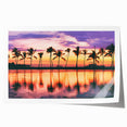 Extra large rolled print of Maui scenery featuring vibrant floral elements, ideal for art wall dining room.