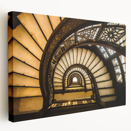 Large art of Chicago skyline in muted gray tones on stretched canvas, suitable for kitchen wall art.