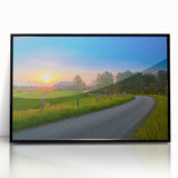 Large abstract wall art featuring a Kentucky landscape in muted earth tones on a framed acrylic.