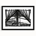 Colorful abstract art print of New Orleans scene, textured details on large canvas, ideal for living room decor.