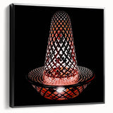 Framed canvas of St. Louis skyline in black and white, ideal for bedroom wall decor.