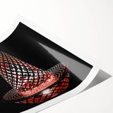 Extra large wall art featuring line art flowers in muted earth tones on a rolled canvas, ideal for large living room decor.