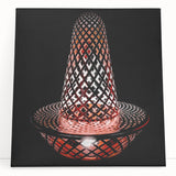 Black and white stretched canvas of St. Louis skyline, ideal for kitchen wall art or bedroom ambiance.